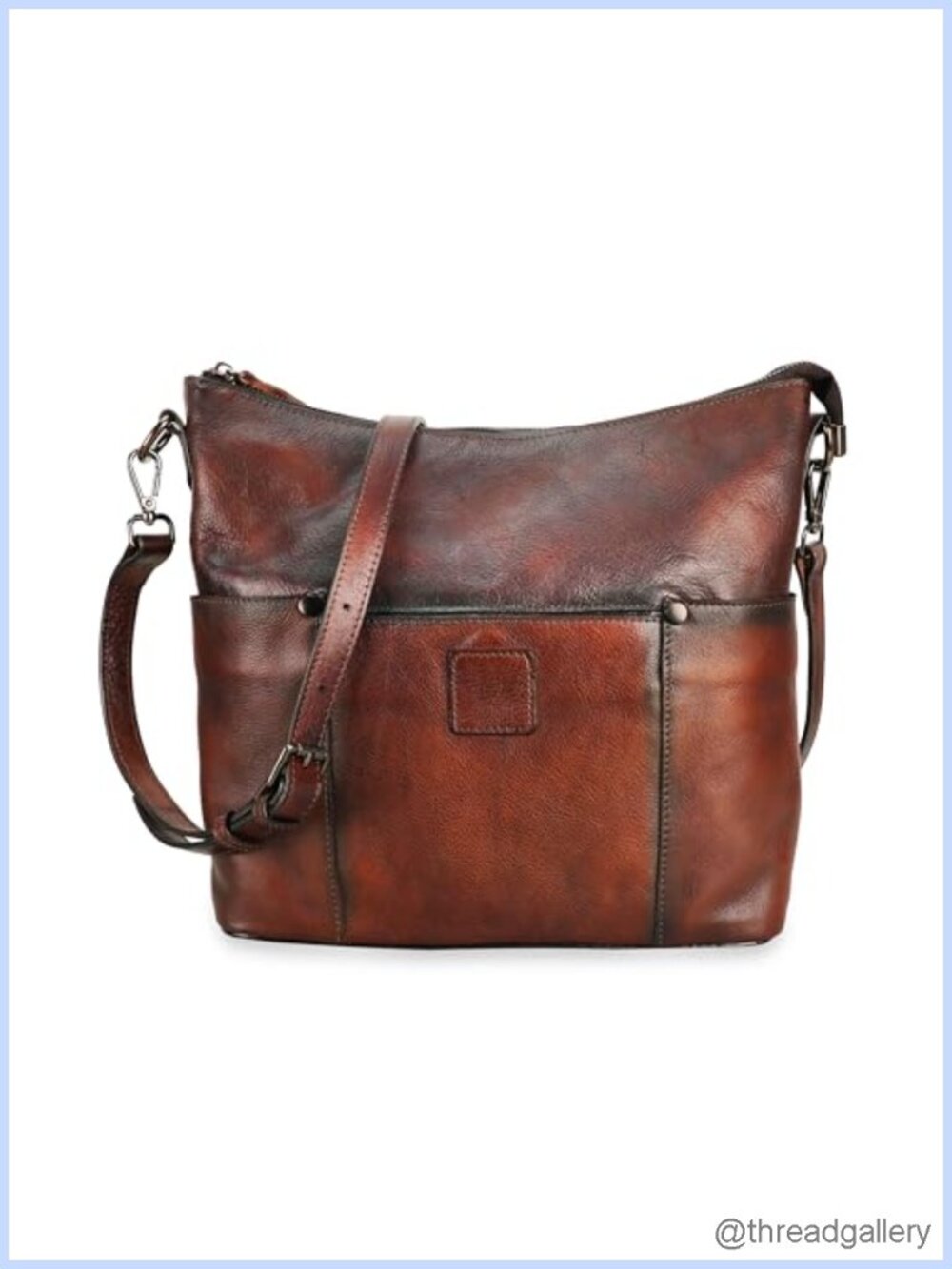 Genuine Leather Hobo Bag Crossbody Shoulder Handbag